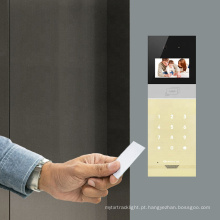 Video Doorphone Ringtone Intercom System com luz LED